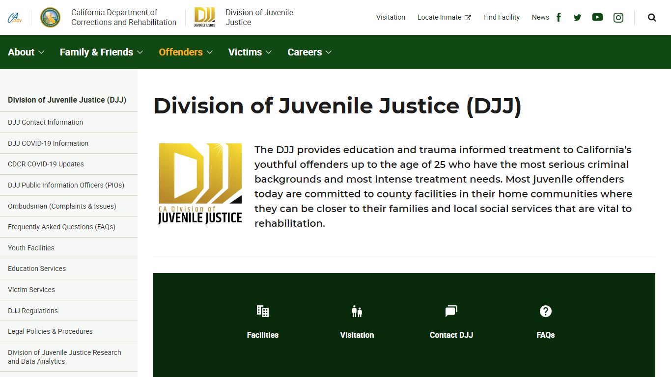 Division of Juvenile Justice (DJJ) - Division of Juvenile Justice